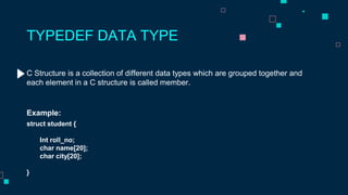 Data types in C | PPTX