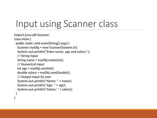 Data types in java.pptx power point of java | PPT