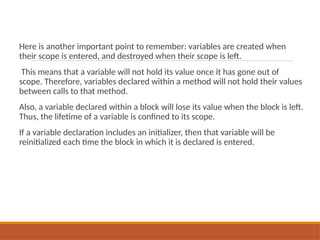 Data types in java.pptx power point of java | PPT
