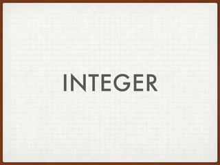 IDENTIFY AND DEFINE
DATA TYPES IN PHP
 