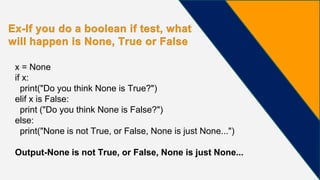 Data types in python | PPTX | Programming Languages | Computing