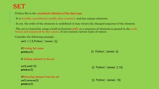 Datatypes in Python.pdf | Programming Languages | Computing