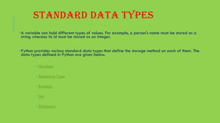 Datatypes in Python.pdf | Programming Languages | Computing