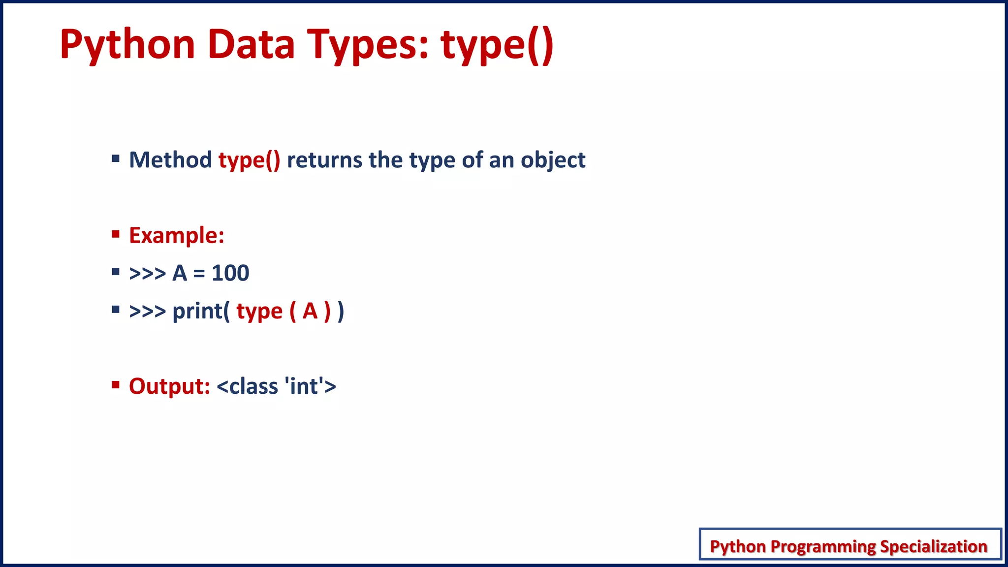 Python Data types properties | PDF