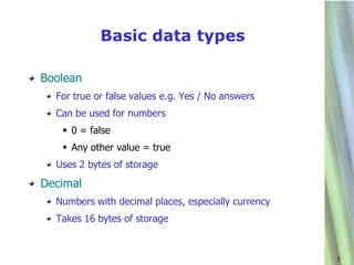 Data types vbnet | PPTX
