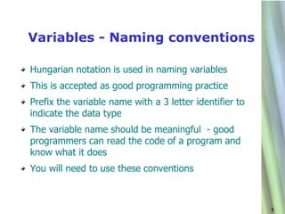 Data types vbnet | PPT