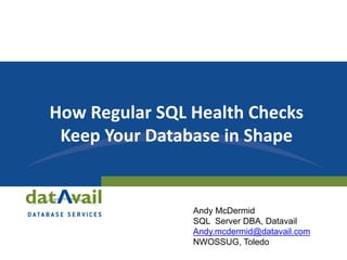 Datavail Health Check | PDF