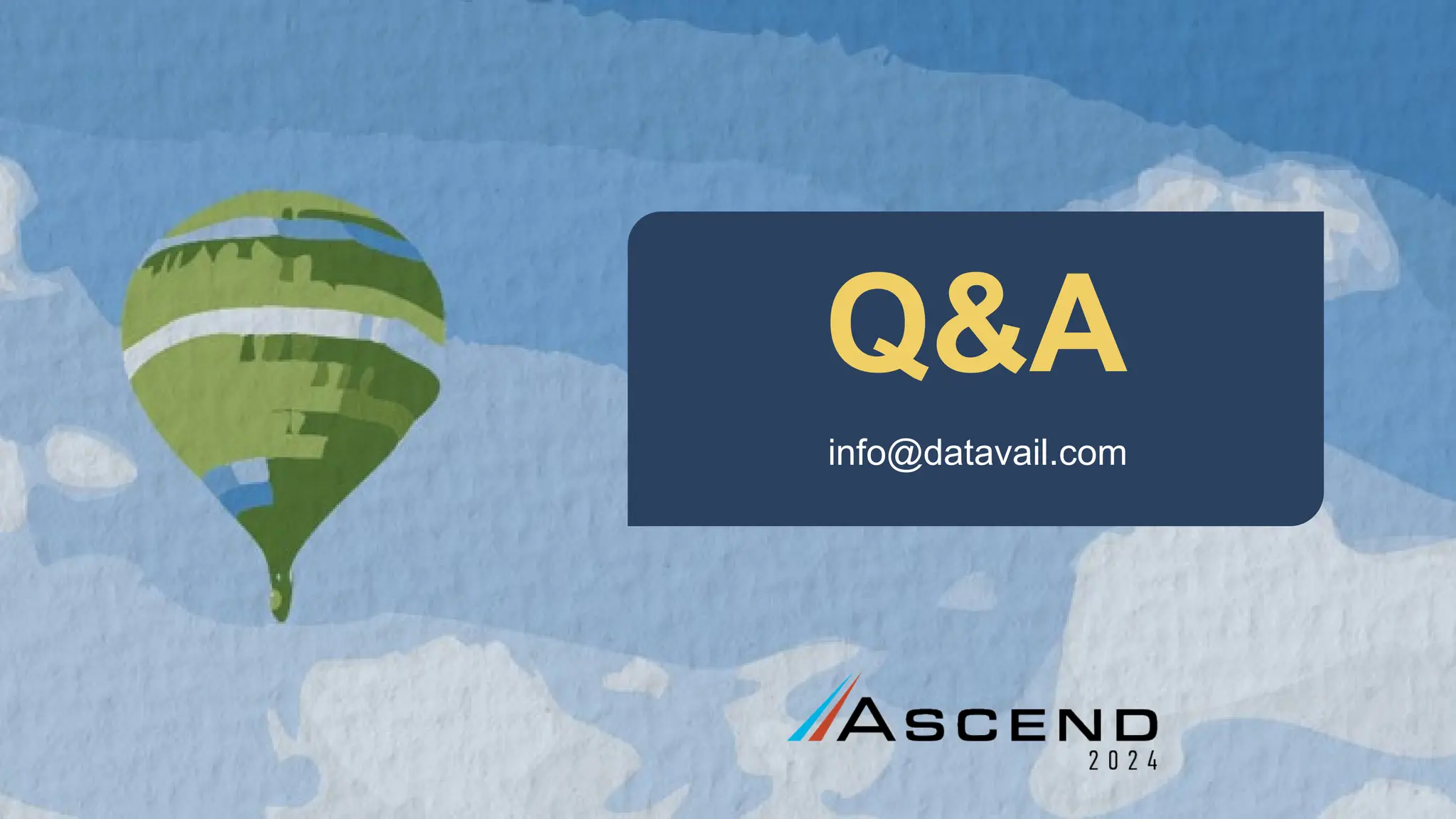 Q&A
info@datavail.com
 