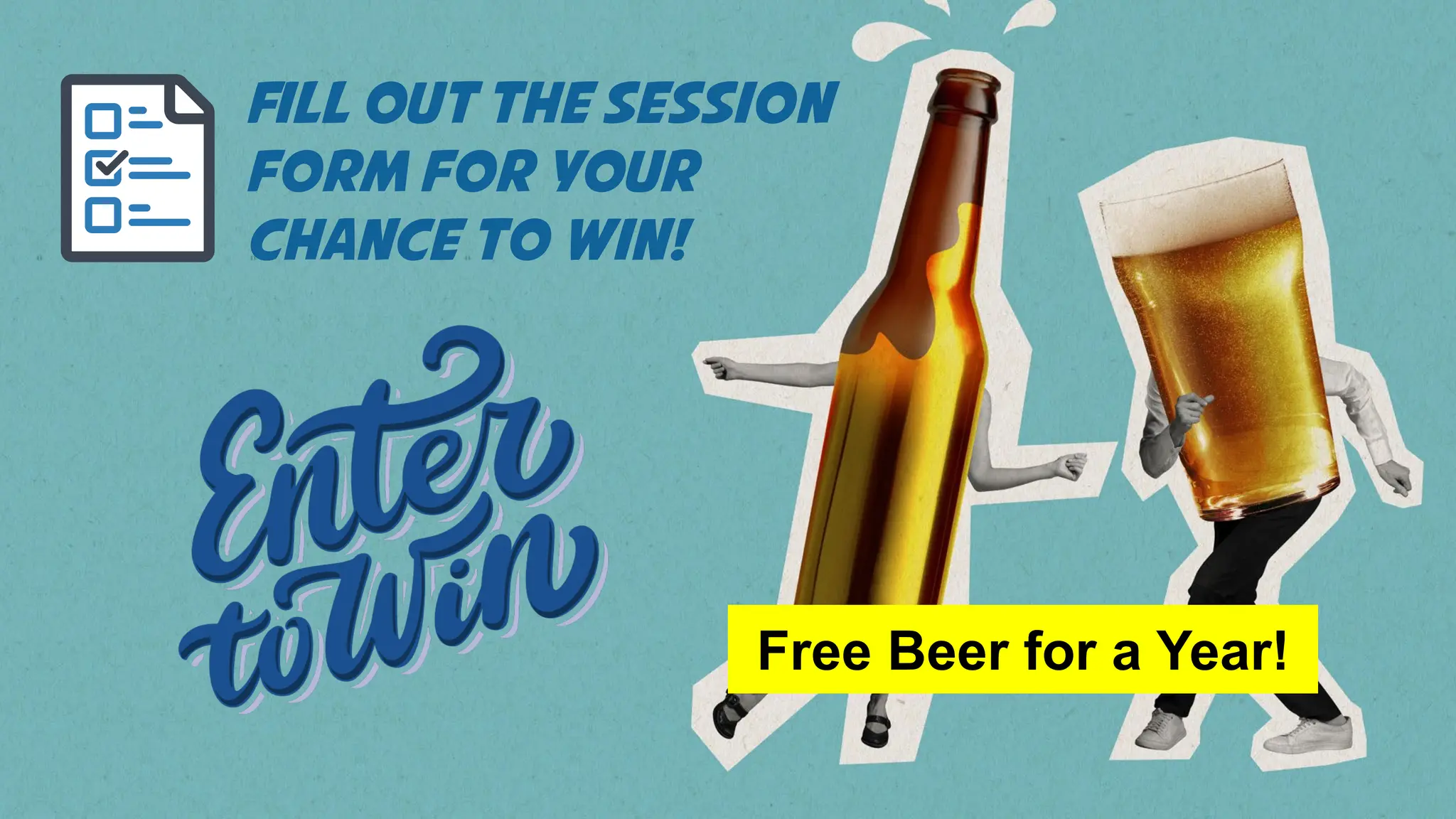 Free Beer for a Year!
 