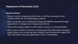 High Availability in Db2 LUW with Pacemaker | PDF