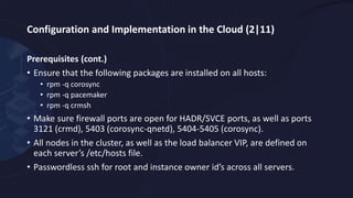 High Availability in Db2 LUW with Pacemaker | PDF