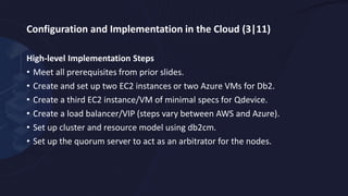 High Availability in Db2 LUW with Pacemaker | PDF