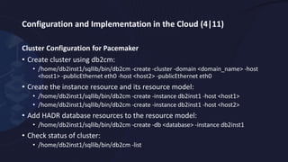 High Availability in Db2 LUW with Pacemaker | PDF