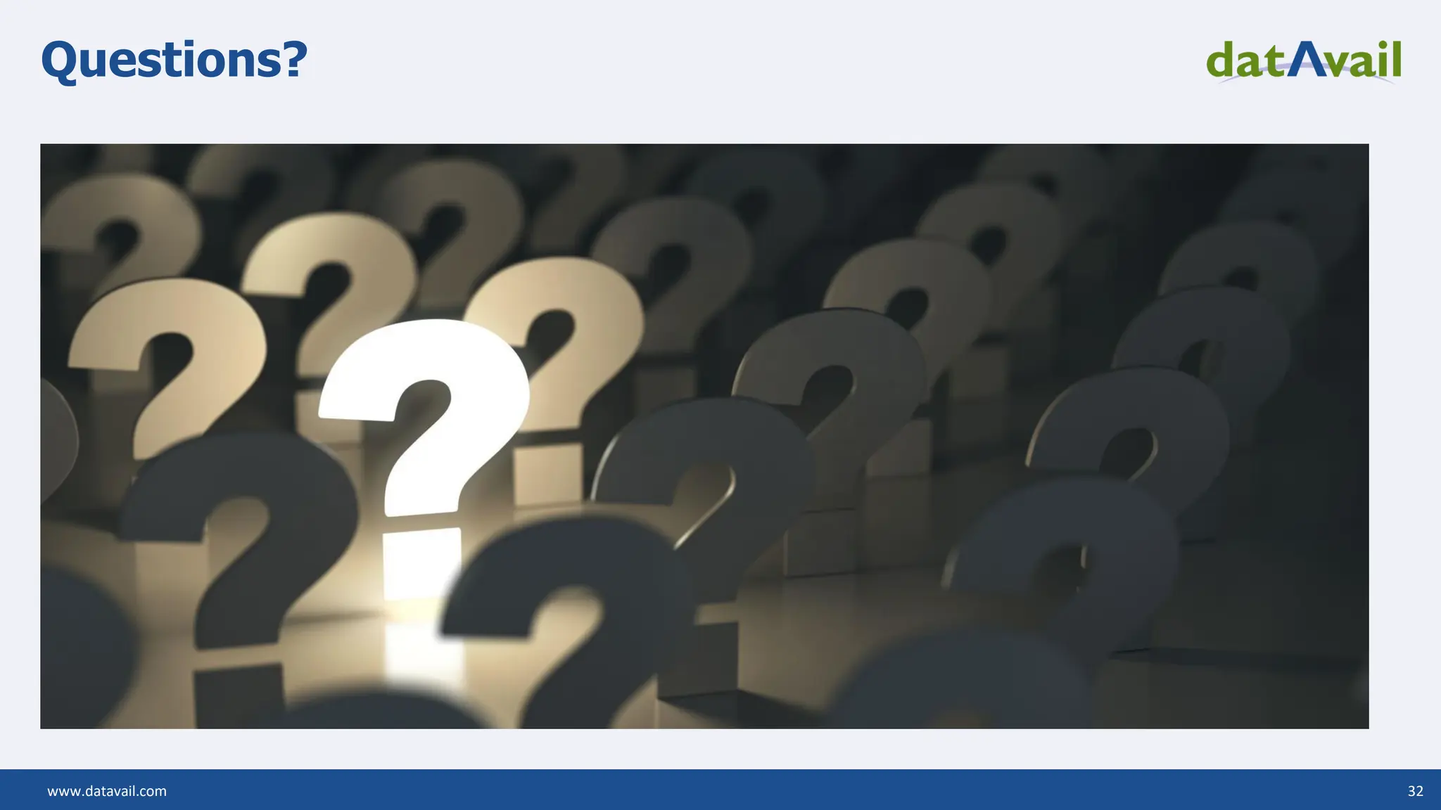 www.datavail.com 32 Questions? 