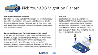 Making the Move to Oracle Autonomous Database | PDF