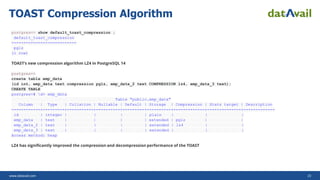 Mastering PostgreSQL Storage: The Complete Tale of the TOAST Table and ...