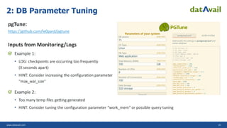 Top 10 Maintenance Tasks on the PostgreSQL PaaS | PDF