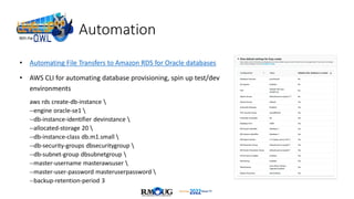 Why You Should Consider an Oracle to Amazon RDS Migration | PDF