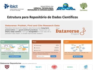 Os Estrutura para Repositório de Dados Científicos
 