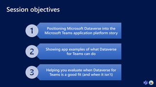 Dataverse meets Teams: low code app opportunities for everyone | PPTX