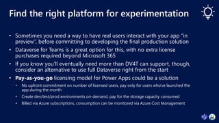 Dataverse meets Teams: low code app opportunities for everyone | PPTX
