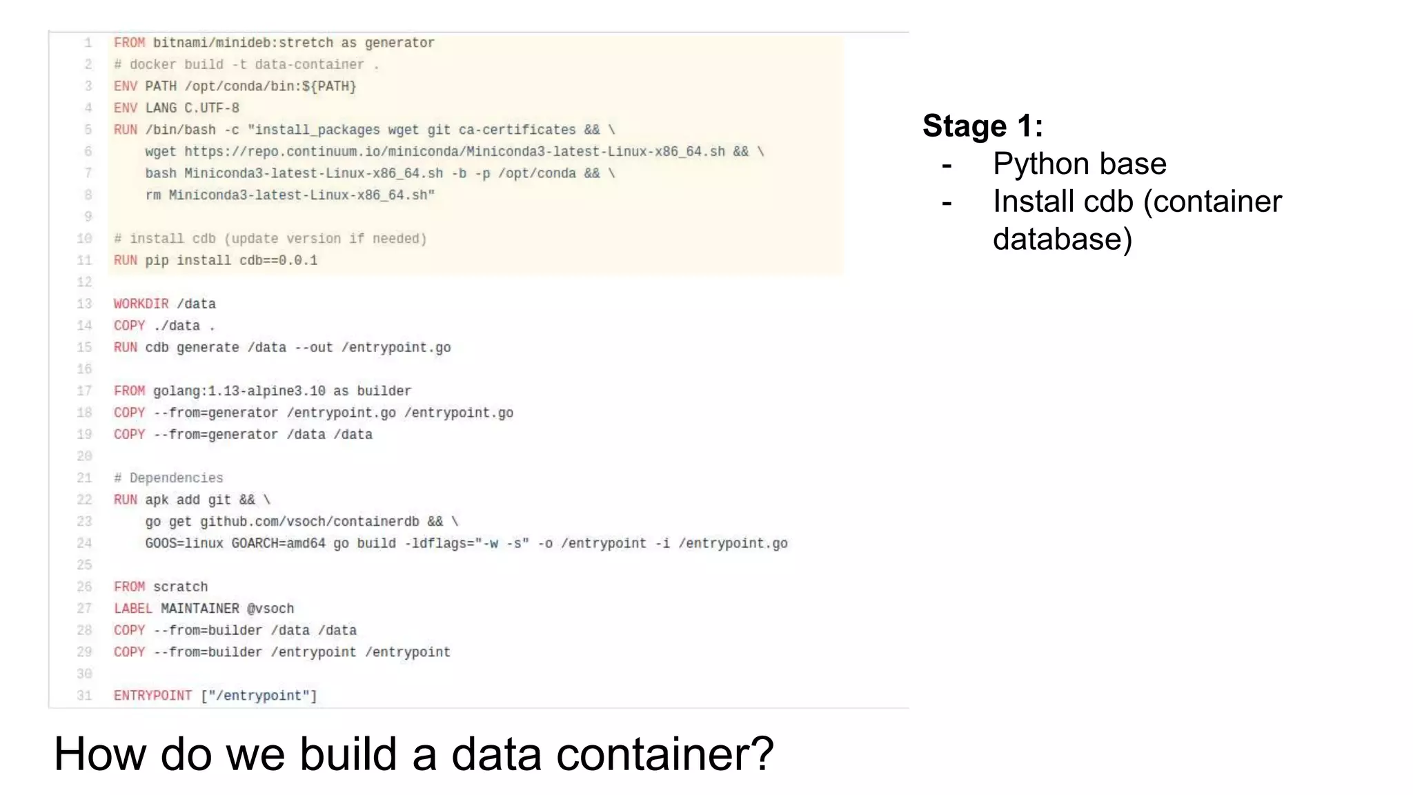 Introduction to Singularity and Data Containers | PPT