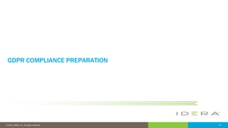41© 2017 IDERA, Inc. All rights reserved.
GDPR COMPLIANCE PREPARATION
 