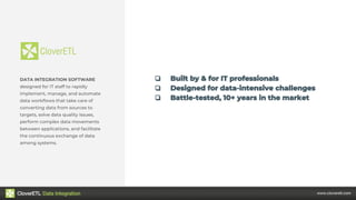 DATA INTEGRATION SOFTWARE ❏
❏
❏
 