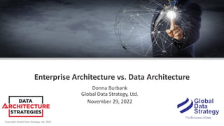 Enterprise Architecture vs. Data Architecture | PDF