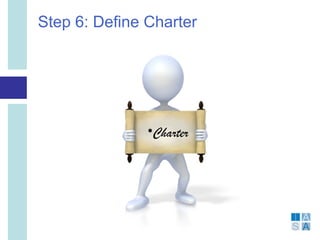 Step 6: Define Charter




               •Charter
 
