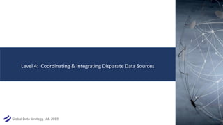 Global Data Strategy, Ltd. 2019 26
Level 4: Coordinating & Integrating Disparate Data Sources
 