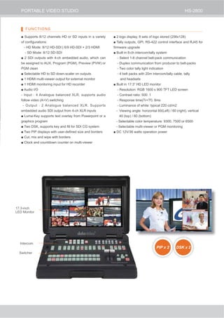 PIP x 2 DSK x 2
HS-2800
 