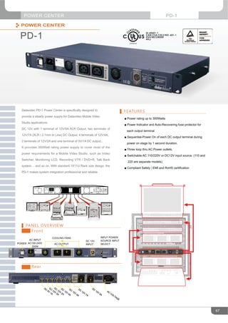 Datavideo PD-1 | PDF