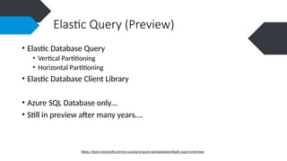 Data Virtualization con Azure SQL Database | PPTX