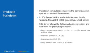 Data virtualization using polybase | PPTX
