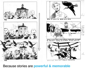 Because stories are powerful & memorable
 