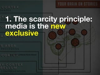 https://vine.co/Mariah.Randi.Stewart
1. The scarcity principle:
media is the new
exclusive
 