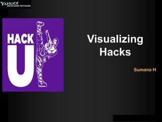 Visualizing
  Hacks
         Sumana H
 