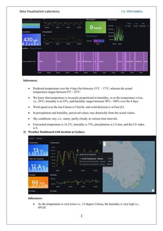 Data visualisation laboratory report/manual | PDF