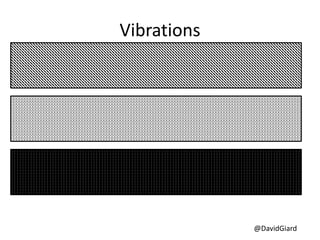 @DavidGiard
Vibrations
 