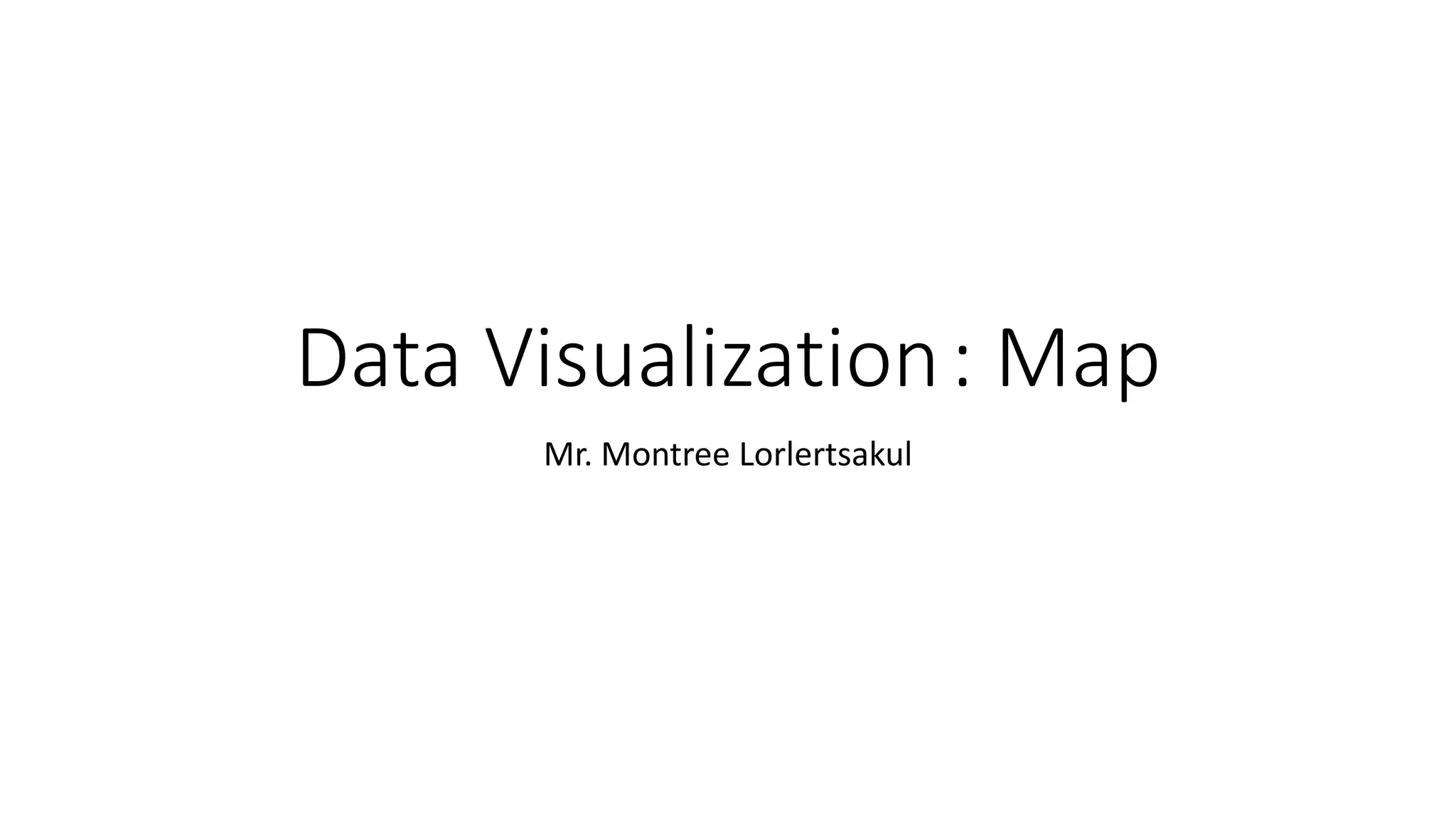 Data visualization. map | PPTX