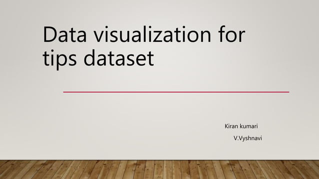 Data Visualization Ppt Data Visualization Ppt