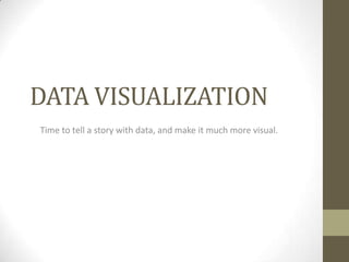 multivariate visualization part i - data visualization... Data visualization by Sabina Vagifgizi | PPT