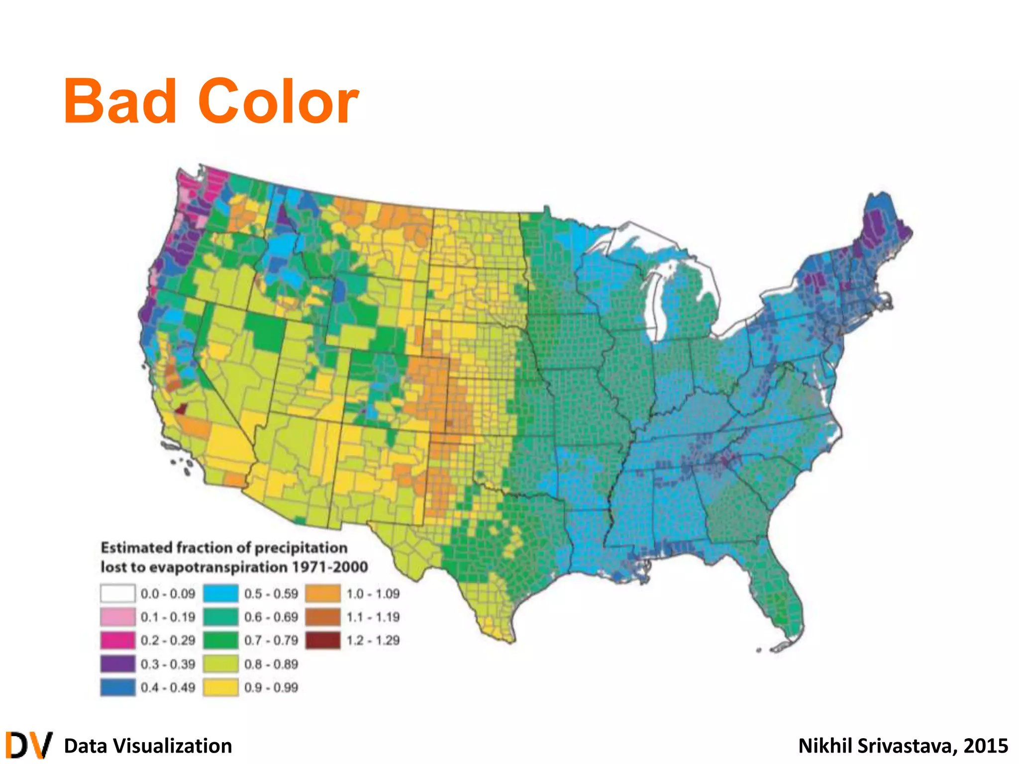 Data Visualization Nikhil Srivastava, 2015
Bad Color
 