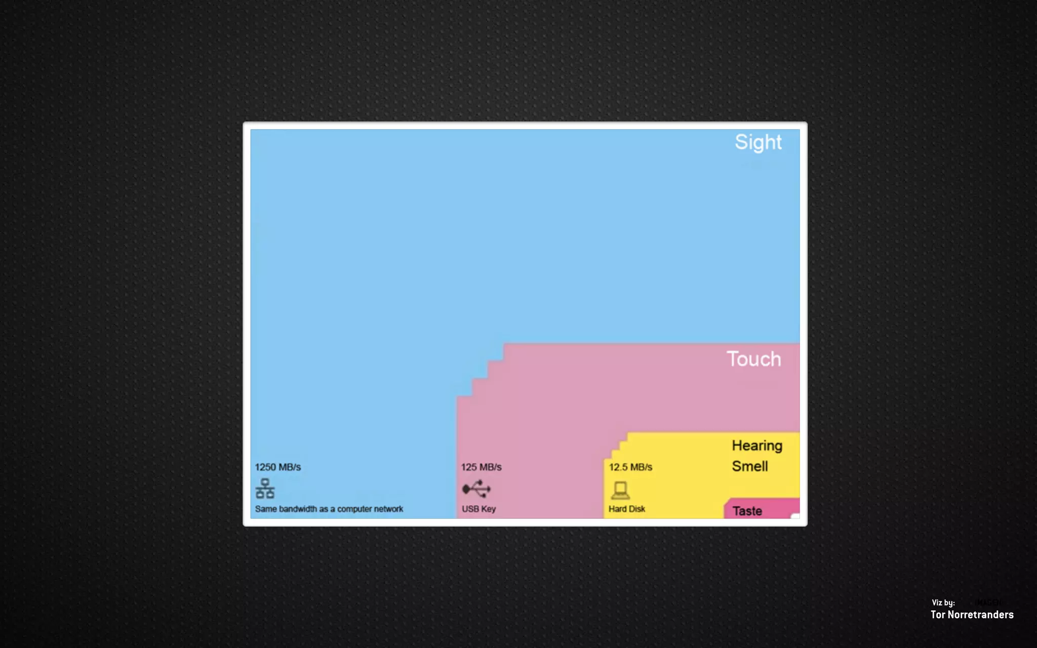 IMAGEN:
Tor Norretranders
Viz by:
 