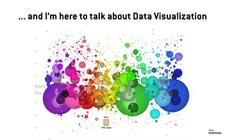 ... and I’m here to talk about Data Visualization
DataPointed
Viz by:
 