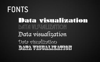 FONTS
Data visualization
Data visualization
Data visualization
Data visualization
Datavisualization
 