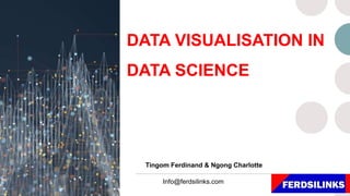 DATA VISUALISATION IN
DATA SCIENCE
Tingom Ferdinand & Ngong Charlotte
Info@ferdsilinks.com
 
