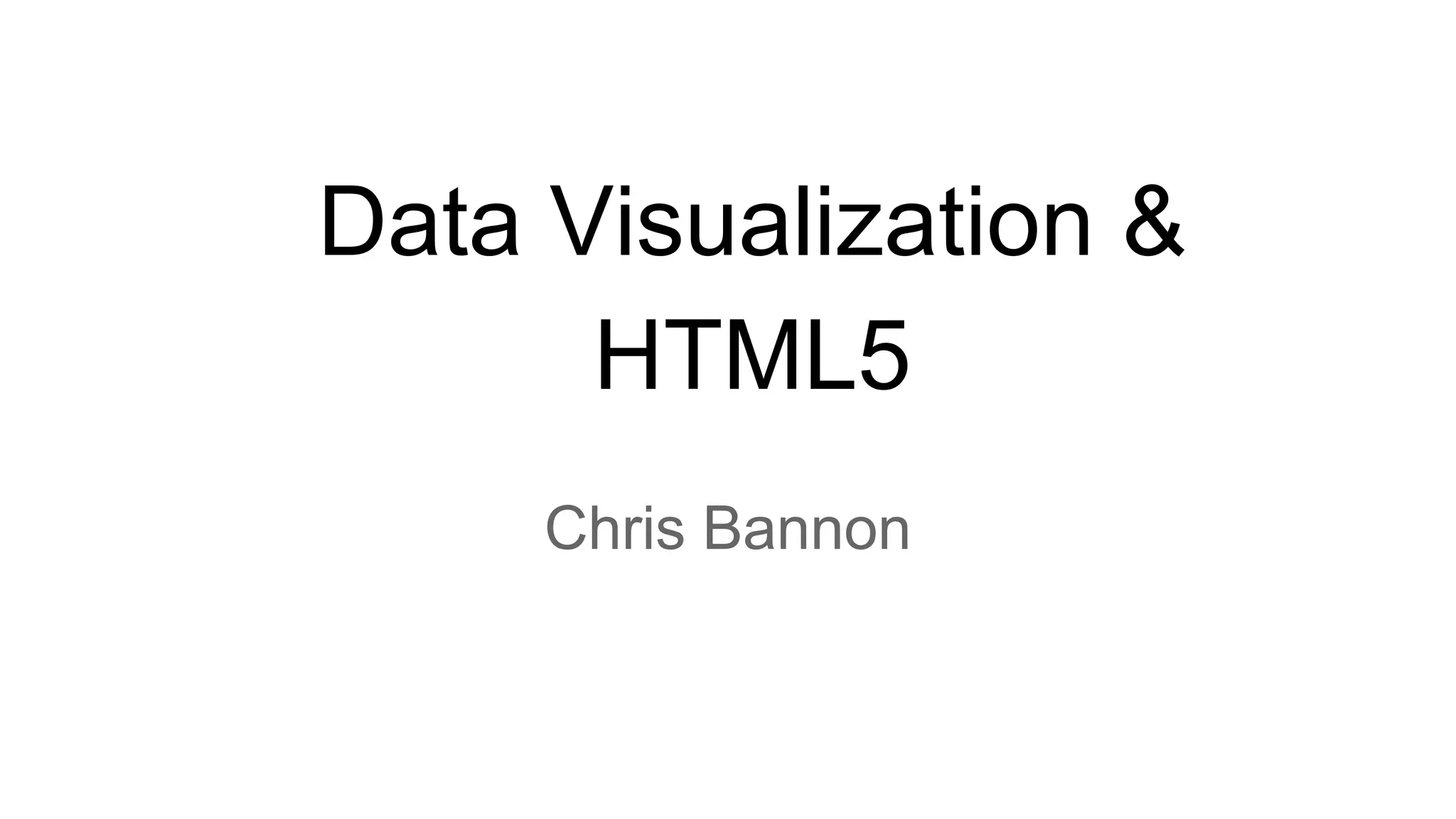 Data Visualization & HTML5 - Swedish Edition | PPT