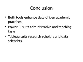 data visualization tools academic Python | PPTX